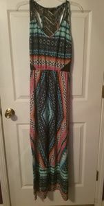 Colorful maxi dress